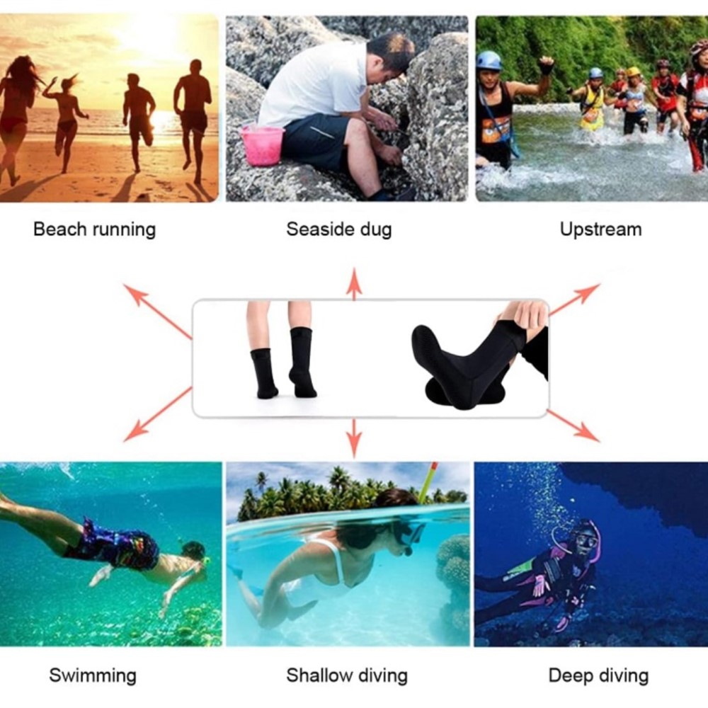 Neoprene Socks 3mm 5mm Wetsuit - đánh giá và giá Flippers Swimming
