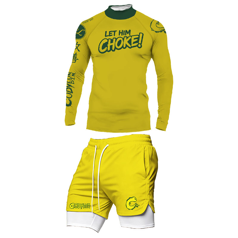 Men BJJ Rashguard Set No Gi Br - đánh giá và giá Rash Guard