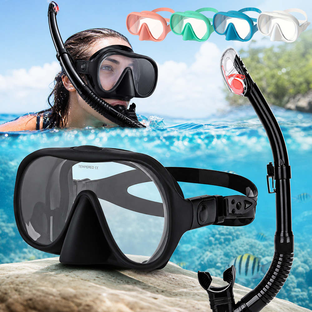 Adult Snorkel Set Semi Dry Sno - đánh giá và giá Snorkel Set