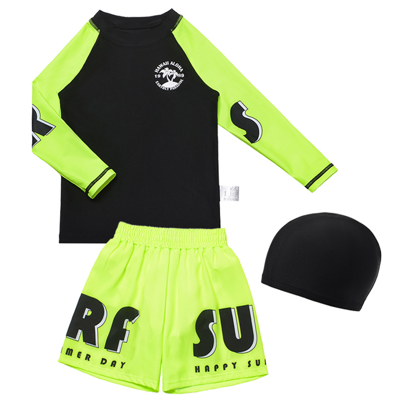 3 Piece Set Swimsuit Boys 2026 - đánh giá và giá Rash Guard